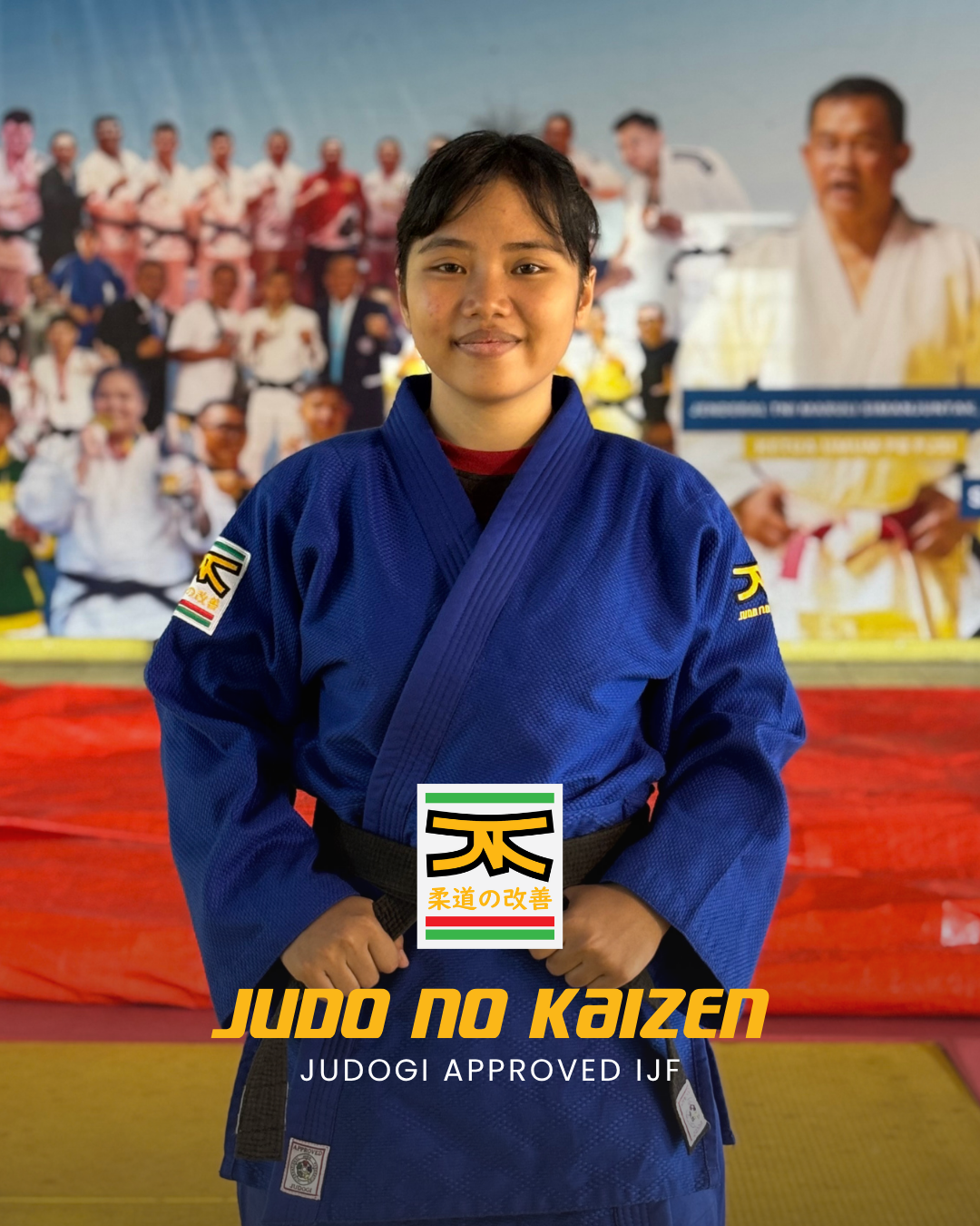 Judogi DO 450gr biru, produk apparel resmi JNK